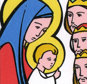 Mária, Jézus és a bölcsek